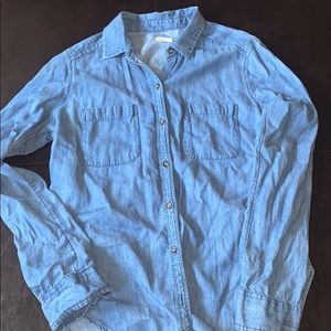 Denim button up shirt